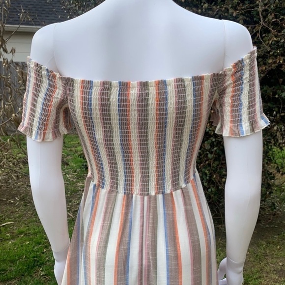 💋NWT Show Me Your MuMu Smocked Breezy Drape BoHo Summer Dress - Picture 11 of 12